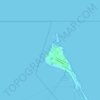 Топографическая карта Playa Norte, высота, рельеф
