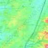 Топографическая карта Тира, высота, рельеф