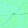 Топографическая карта Gosberton Clough, высота, рельеф