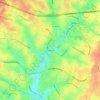 Топографическая карта Jonestown, высота, рельеф