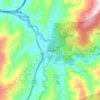 Топографическая карта Longji, высота, рельеф