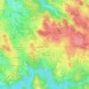 Топографическая карта Les Brus, высота, рельеф