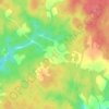 Топографическая карта Воронино, высота, рельеф