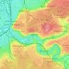 Топографическая карта Yerres, высота, рельеф