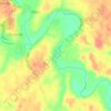 Топографическая карта Селиваново, высота, рельеф