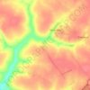 Топографическая карта Федоровка, высота, рельеф