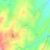 Топографическая карта Relva da Asseiceira, высота, рельеф