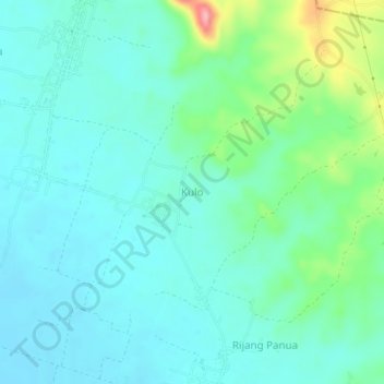 Топографическая карта Kulo, высота, рельеф
