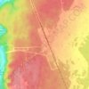 Топографическая карта Самоцвет, высота, рельеф
