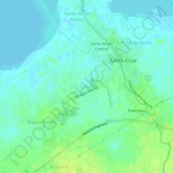 Топографическая карта Callios, высота, рельеф