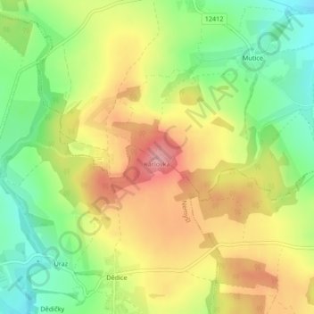 Топографическая карта Karlovka, высота, рельеф