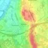 Топографическая карта Herongen, высота, рельеф