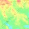 Топографическая карта Uhland, высота, рельеф