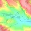 Топографическая карта Карабулак, высота, рельеф