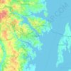 Топографическая карта Annapolis, высота, рельеф