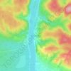 Топографическая карта Набережный, высота, рельеф