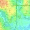 Топографическая карта Shady Grove, высота, рельеф