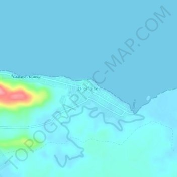 Топографическая карта Ureifaisei, высота, рельеф
