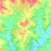 Топографическая карта La Glanda, высота, рельеф