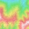Топографическая карта Alpe di Mera, высота, рельеф
