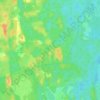 Топографическая карта урочище Безлюдное, высота, рельеф