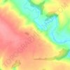 Топографическая карта Городецкое, высота, рельеф