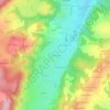 Топографическая карта Les Chaumes, высота, рельеф