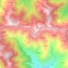 Топографическая карта Kanatal, высота, рельеф