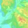 Топографическая карта Новые Яриловичи, высота, рельеф