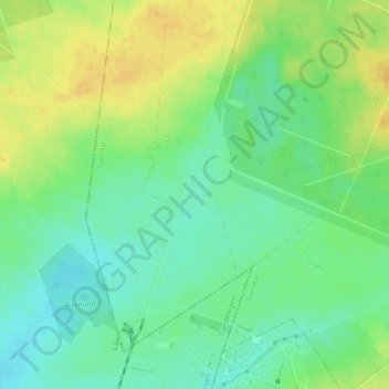 Топографическая карта 25.000, высота, рельеф