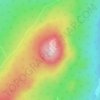 Топографическая карта Небло, высота, рельеф
