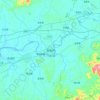 Топографическая карта 贵溪市, высота, рельеф