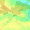 Топографическая карта Варовск, высота, рельеф