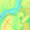 Топографическая карта Пахотная Горка, высота, рельеф