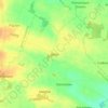 Топографическая карта Włóki, высота, рельеф