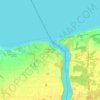 Топографическая карта Niagara-on-the-Lake, высота, рельеф