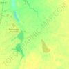 Топографическая карта Камышино-Воронежское, высота, рельеф