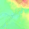 Топографическая карта Осковская, высота, рельеф
