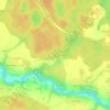Топографическая карта Закрутье, высота, рельеф