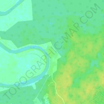 Топографическая карта Тулитово, высота, рельеф