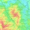 Топографическая карта Milton Keynes, высота, рельеф