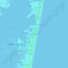 Топографическая карта Normandy Beach, высота, рельеф