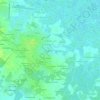 Топографическая карта Les Hors, высота, рельеф