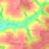 Топографическая карта Кривцово, высота, рельеф
