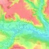 Топографическая карта Заречье, высота, рельеф