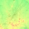 Топографическая карта Indore, высота, рельеф