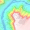 Топографическая карта Cape Solitude, высота, рельеф