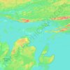 Топографическая карта McKenzie Island, высота, рельеф