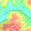 Топографическая карта Брынь, высота, рельеф