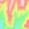 Топографическая карта 雅拉, высота, рельеф